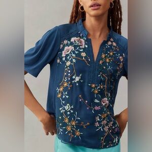 Tiny Eliana Embroidered Top Sz small